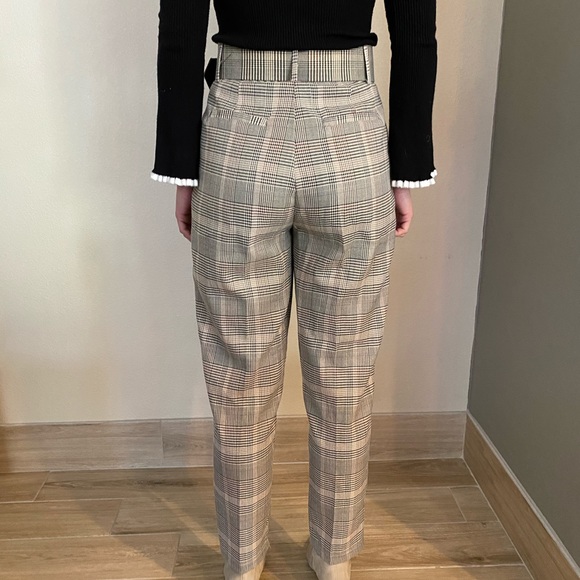 Black and white plaid Chino pants - Picture 3 of 6